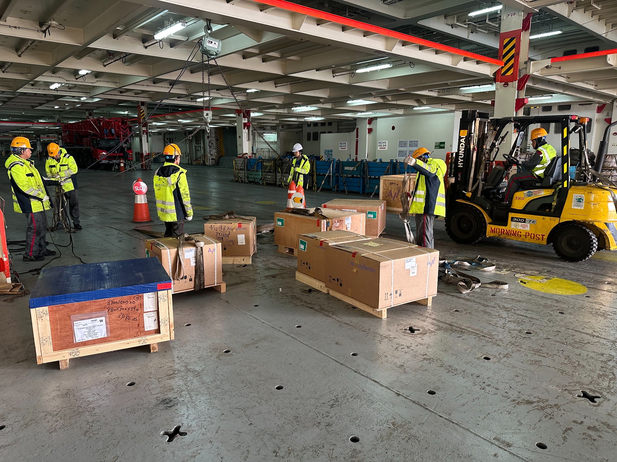 Ship spare parts delivery from the Netherlands